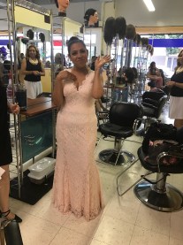 Norma Gussied Up for Graduation