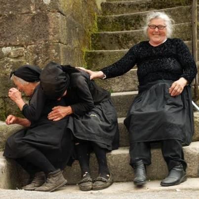Laughing Italian grandmothers