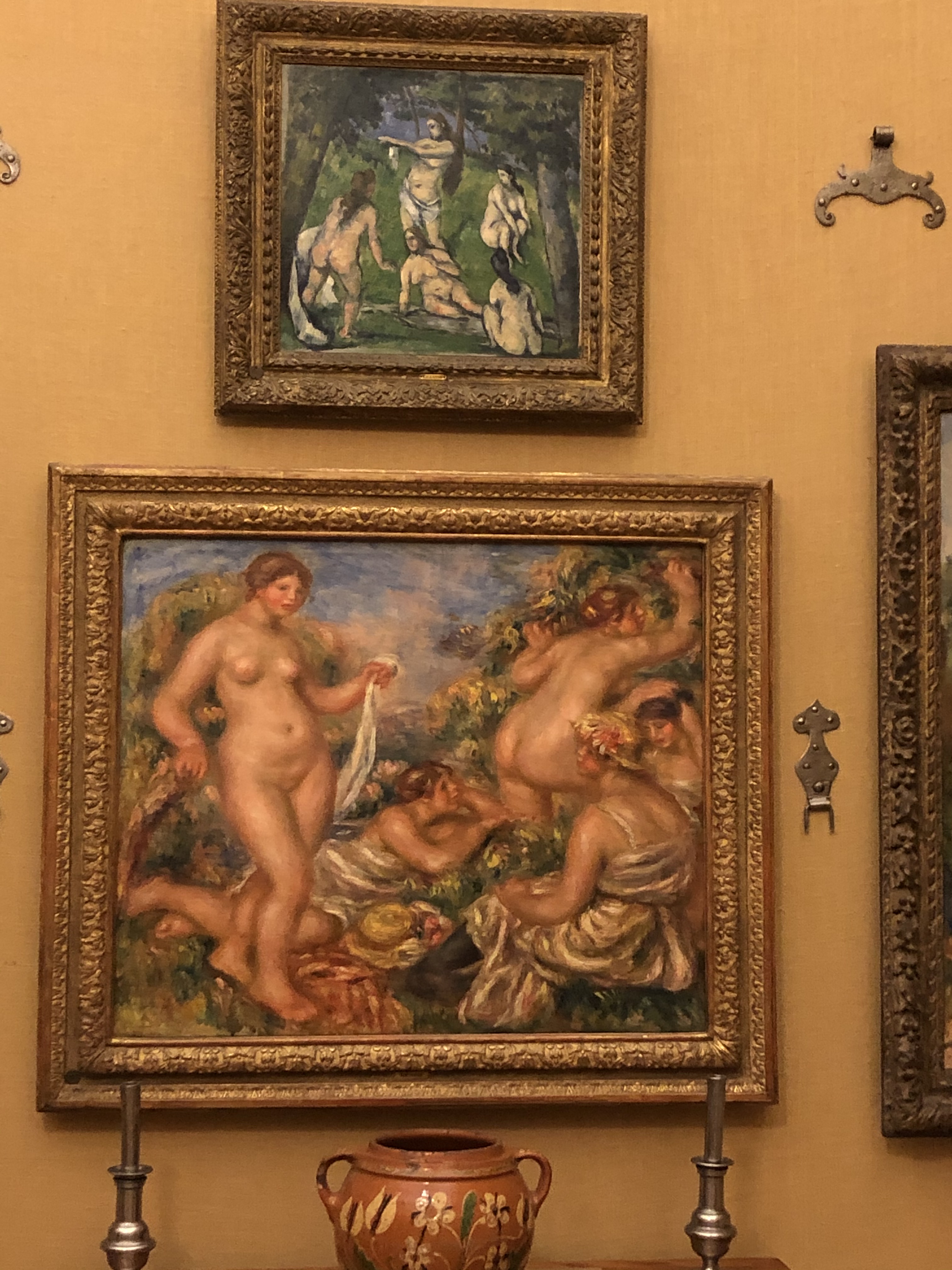 Barnes 8 Renoir and Cezanne Bathers